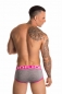 Preview: JOR NEON Brief Grau/Pink Rückansicht