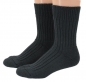 Preview: 50% Wolle & 50% Baumwolle Thermosocken mit extra dickem Fußbett ohne Gummidruck Gr. 35/36 bis 45/46