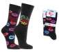 Preview: Motivsocken "Happy birthday, Küssen, Camping, Bier..." im 2er Pack  Gr. 36/41 & 42/47 gekettelt