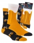 Preview: Motivsocken "Happy birthday, Küssen, Camping, Bier..." im 2er Pack  Gr. 36/41 & 42/47 gekettelt