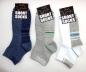 Preview: Kurzschaftsocken ca. 10cm hoch "2farbig" im 3er Pack Gr. 39/42 & 43/46