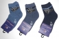 Preview: Jungensocken "Schuh + Zahl" Gr. 19/22 & 23/26  im 3er Pack nahtlos