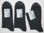 Preview: XXL Kurzsocken 20cm hoch mit Gummidruck 3 Farben Gr. 51/54 & 54/58 im 3er Pack Made in Germany