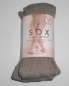 Preview: VERKÜRZTE Beinlänge "SOX" einfarbig, warm, weich & gerippte Strickstrumpfhose Gr. S bis XXL NEU