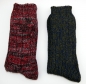 Preview: Grobstrick Norwegersocken mit Wolle & Baumwolle "Multicolor" wie selbst gestrickt im 2er Pack Gr. 41/45