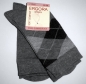 Preview: Karo & uni Damensocken von Ergora mit leichtem Gummidruck im 2er Pack Gr. 35/38 & 39/42 gekettelt