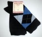 Preview: Karo & uni Damensocken von Ergora mit leichtem Gummidruck im 2er Pack Gr. 35/38 & 39/42 gekettelt