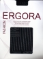 Preview: 60 den schwarze gemusterte Feinstrumpfhose "Mustermix" Ergora Gr. 38/40 bis 44/46