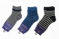 Preview: Kurzschaftsocken RS "Punkte oder Streifen" Gr. 19/22, 23/26 & 35/38 im 3er Pack ohne Naht