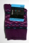 Preview: gemusterte Kindersocken von Ergora "Schneeflocke" Gr. 19/22 bis 27/30 in 3 Farben & gekettelt