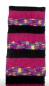 Preview: extra großer und dicker Grobstrick Damenschal "Multicolor" mit Fransen in Pink/schwarz Größe 190x22 cm