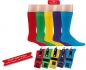 Preview: farbige Socken in Trendfarben im 2er Pack mit Komfortbund Größe 35/38 bis 47/50