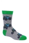 Preview: Kindersocken "Traktor" Gr. 23/26 bis 35/38 im 3er Pack & ohne Naht