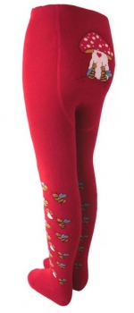 dicke Baby & Kinderfrotteestrumpfhose aus Baumwolle mit Pomotiv "Biene" Gr. 50/56 bis 110/116