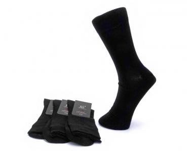 einfarbige XL Anzugsocken mit Softrand RS Gr. 47/50 bis XXL 52/54 im 3er Pack handgekettelt