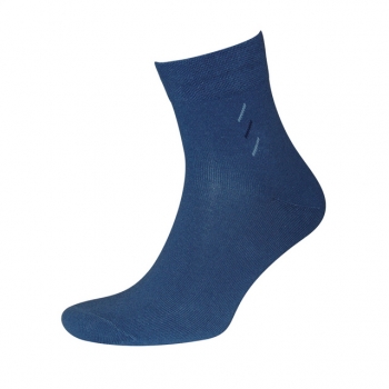 Kurzsocken "Maxwell von Sympatico" 15cm hoch aus weicher Baumwolle mit Gummidruck Gr. 39/42 & 43/46 im 3er Pack