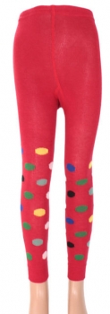 PUNKTE Kinderleggings aus weicher Baumwolle in 3 Farben Größe 74/80 bis 152/164