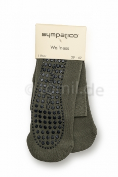 ABS stopper Noppensocken dickere Baumwolle & Weichbund "Wellness Sympatico" Gr. 35/38 bis 43/46