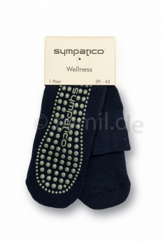 ABS stopper Noppensocken dickere Baumwolle & Weichbund "Wellness Sympatico" Gr. 35/38 bis 43/46