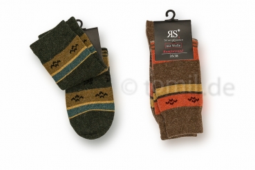 15% Angora & 15% Wolle dünne Wollesocken RS "Kamtschatka" Gr. 35/38 & 39/42 im 2er Pack