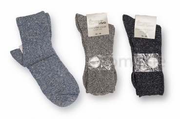 Diabetikersocken mit SEIDE & Baumwolle in Rippstruktur & ohne Gummidruck 100% Natur Pur Gr. 35/38, 39/42 & 43/46