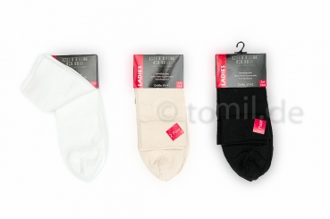 extra feine & dünne Baumwollsocken mit Komfortbund "Cotton club" Gr. 35/38 & 39/42 im 2er Pack