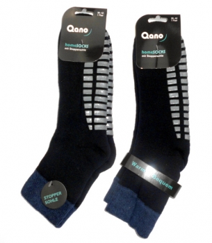 Kurzschaft ABS Homesocks mit Stoppersohle "Qano" Gr. 35/38, 39/42 & 47/50 in 3 Farben