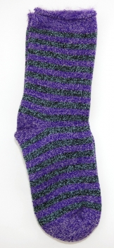 MEGA THERMO Ringelsocken super wärmend mit Innenfleece bis -25°C Kälte Größe 35/38 & 39/42 Qano