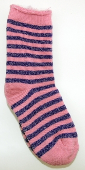 MEGA THERMO Ringelsocken super wärmend mit Innenfleece bis -25°C Kälte Größe 35/38 & 39/42 Qano