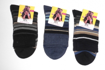 Ringelsocken "Boy" Gr. 19/22 im 3er Pack & gekettelt