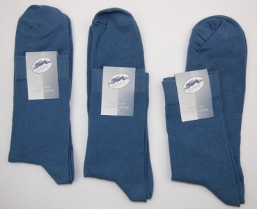 XXL Kurzsocken 20cm hoch mit Gummidruck 3 Farben Gr. 51/54 & 54/58 im 3er Pack Made in Germany