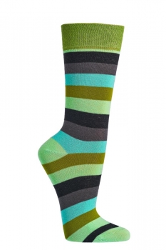 Blockringelsocken in Trendfarben aus BIO Baumwolle Gr. 36/41 & 42/47 im 2er Pack & handgekettelter Fußnaht