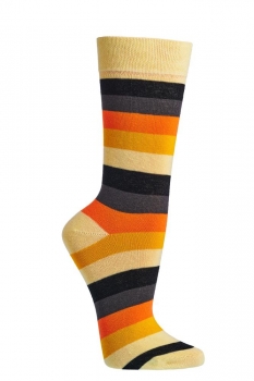 Blockringelsocken in Trendfarben aus BIO Baumwolle Gr. 36/41 & 42/47 im 2er Pack & handgekettelter Fußnaht