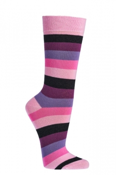 Blockringelsocken in Trendfarben aus BIO Baumwolle Gr. 36/41 & 42/47 im 2er Pack & handgekettelter Fußnaht