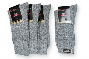 Arbeitssocken & Sportsocken mit weichem Komfortbund RS Sport "Robust" 39/42 bis 52/54 im 4er Pack