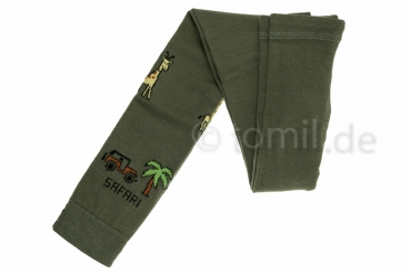 98% BIO Baumwolle Natur Pur Baby & Kinderleggings "Safari" Gr. 62/68 bis 122/128