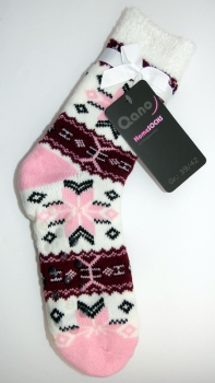 Homesocks mit ABS Noppen & Innenfell Gr. 38/41 in 4 Farben für schlanke Füße