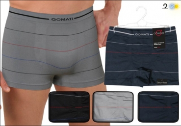 Panty aus Microfaser von Gomati "streifen & geringelt" nahtlos Gr. S/M MEN