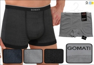 Panty aus Microfaser "Gomati" mit schmalen Streifen Gr. S/M MEN