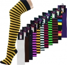 Overknees viele Ringelfarben & uni " Socks4fun" one sice aus weicher Baumwolle