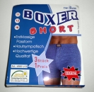 Boxershort im 3er Pack 100% Baumwolle "einfarbig" in Übergröße Gr. 10, 11 & 12