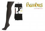 Bambus Strickstrumpfhose in schwarze dünn & fein "super weich & atmungsaktiv" Gr. XS bis L